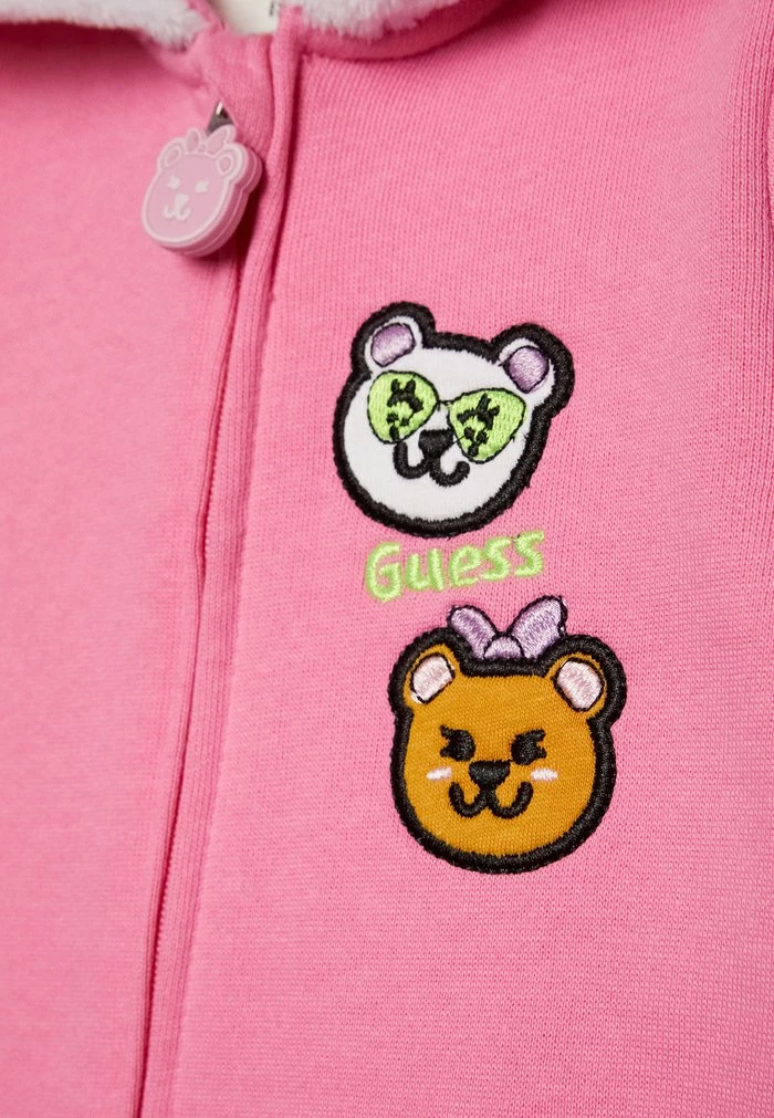 Guess HOODED ACTIVE SET - Zip-up Sweatshirt - Pink - Image 4