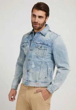 Guess REGULAR FIT - Denim Jacket - Blau