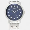 Guess UNISEX - Watch - Silver-coloured/blue