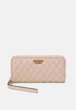 Guess MAILA LARGE ZIP AROUND - Wallet - Nude