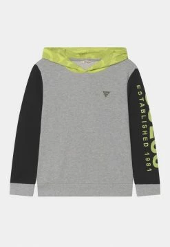 Guess JUNIOR HOODED ACTIVE - Sweatshirt - Light Stone Heather