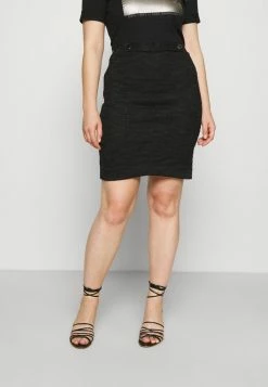 Guess ELIS SKIRT - Pencil Skirt - Jet Black Multi