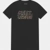 Guess JUNIOR - Print T-shirt - Jet Black