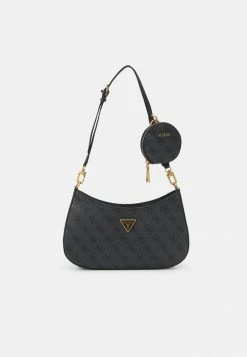 Guess ALEXIE TOP ZIP - Handbag - Coal Logo