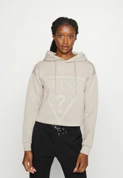 Guess NEW ALISA HOODED - Zip-up Sweatshirt - True Taupe
