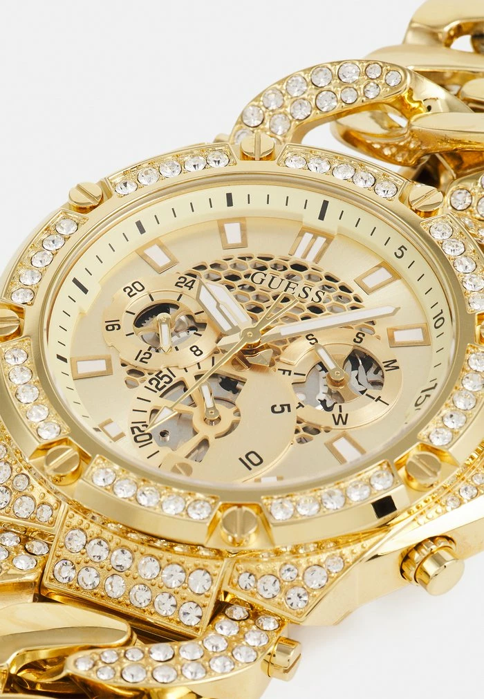 Guess Chronograph Watch - Champagne Sunray/gold-coloured - Image 5