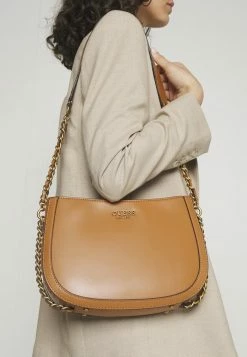 Guess ABEY HOBO - Across Body Bag - Beige