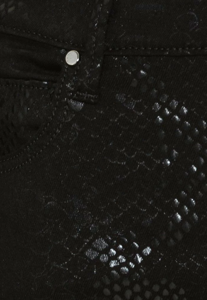 Guess SKINNY - Trousers - Black Shiny Python - Image 3