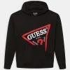 Guess JUNIOR HOODED ACTIVE UNISEX - Sweatshirt - Black