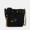 Guess KAOMA CROSSBODY BUCKET - Across Body Bag - Schwarz