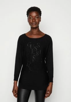 Guess CAROLE BAT SLEEVE - Sweatshirt - Jet Black