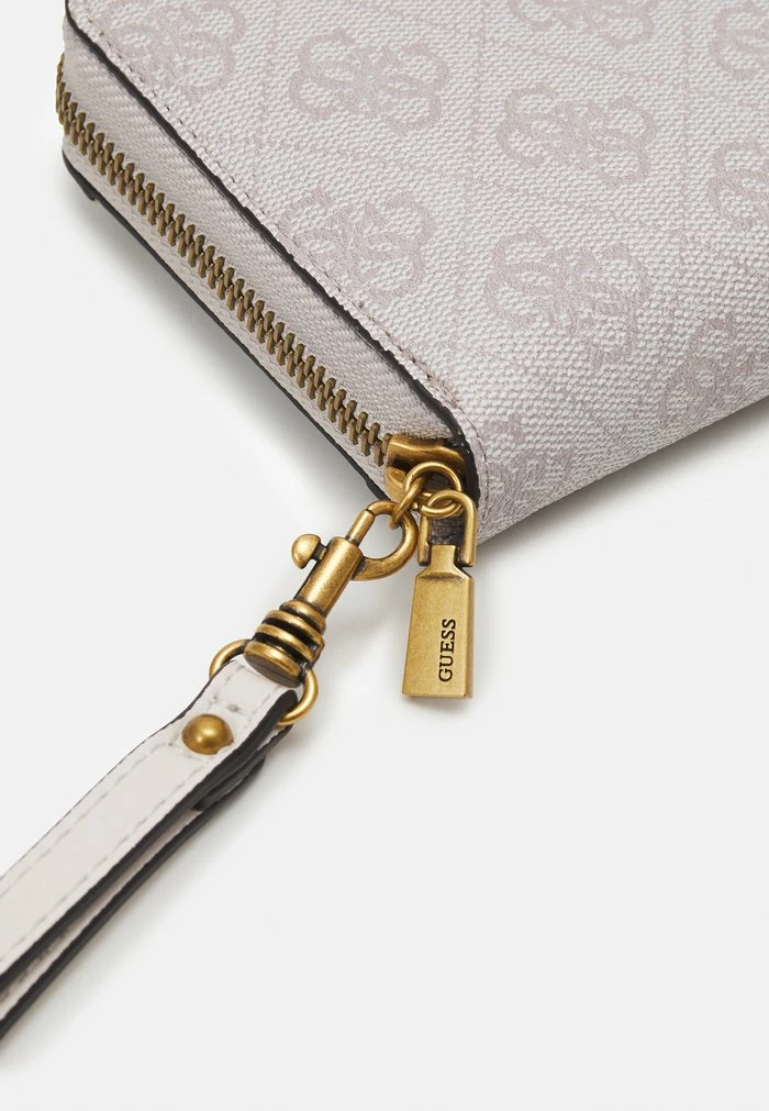 Guess LAUREL LARGE ZIP AROUND - Wallet - Light Grey - Image 4