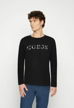 Guess SORIN CN - Long Sleeved Top - Jet Black