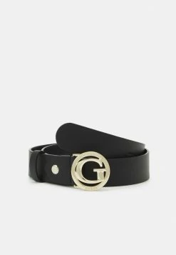 Guess HEYDEN ADJUSTABLE PANT BELT - Belt - Black