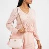 Guess HELAINA MINI CROSSBODY TOP ZIP - Across Body Bag - Pale Rose
