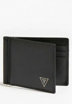 Guess CERTOSA MONEY CLIP CARD - Wallet - Black