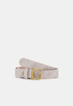 Guess ZADIE LOGO PANT BELT - Belt - Powder