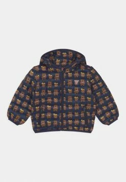 Guess PADDED HOOD UNISEX - Winter Jacket - Multi-coloured