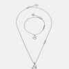 Guess FLUID HEARTS GIFT SET - Necklace - Silver-coloured