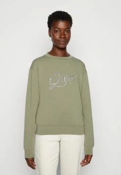 Guess AFRAH - Sweatshirt - Lichen Leaf Green