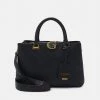 Guess VIBE GIRLFRIEND SATCHEL - Tote Bag - Black