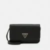 Guess PHONE CROSSBODY - Wallet - Black