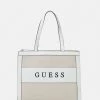 Guess MONIQUE TOTE - Tote Bag - Natural/white
