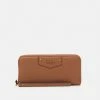 Guess ECO BRENTON ZIP AROUND - Wallet - Caramel