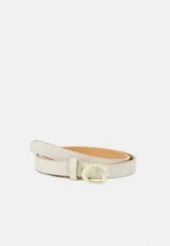 Guess MICOLE NOT ADJUSTABLE BELT UNISEX - Belt - Ivory