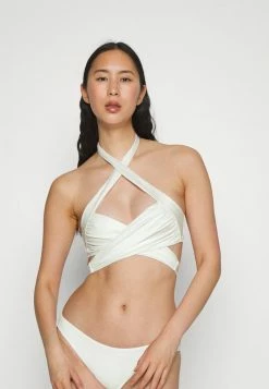 Guess CROSSED BRALETTE - Bikini Top - Weiß