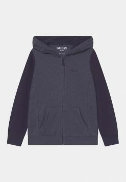 Guess JUNIOR HOODED ACTIVE FULL ZIP UNISEX - Zip-up Sweatshirt - Smart Blue