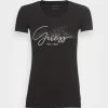Guess TEE - Print T-shirt - Jet Black