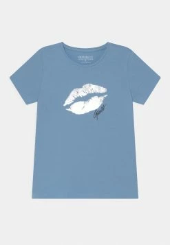 Guess JUNIOR - Print T-shirt - Baby Sky