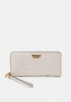 Guess LAUREL LARGE ZIP AROUND - Wallet - Weiß