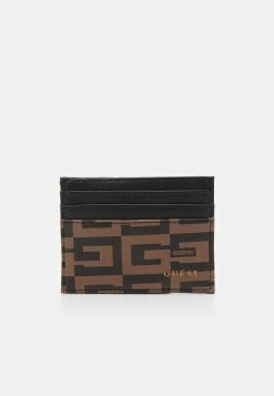 Guess ESCAPE CARD CASE UNISEX - Wallet - Brown/beige