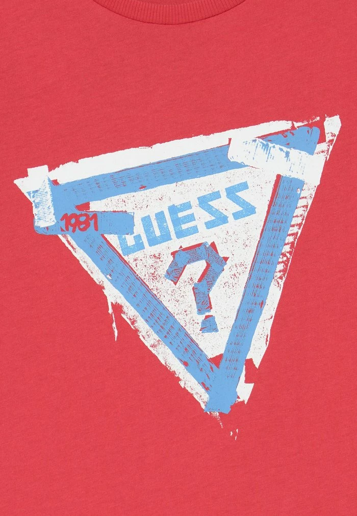 Guess JUNIOR TEE - Long Sleeved Top - Cranberry Splash - Image 3