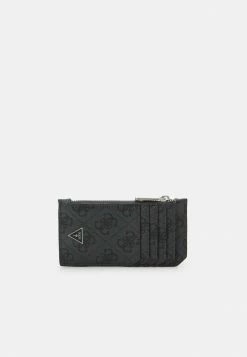 Guess VEZZOLA SMART ZIPPER UNISEX - Wallet - Black