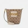 Guess HENSELY LOGO BUCKET - Across Body Bag - Cappuccino Multi