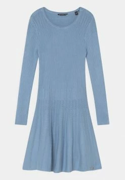 Guess JUNIOR LS - Jumper Dress - Baby Sky