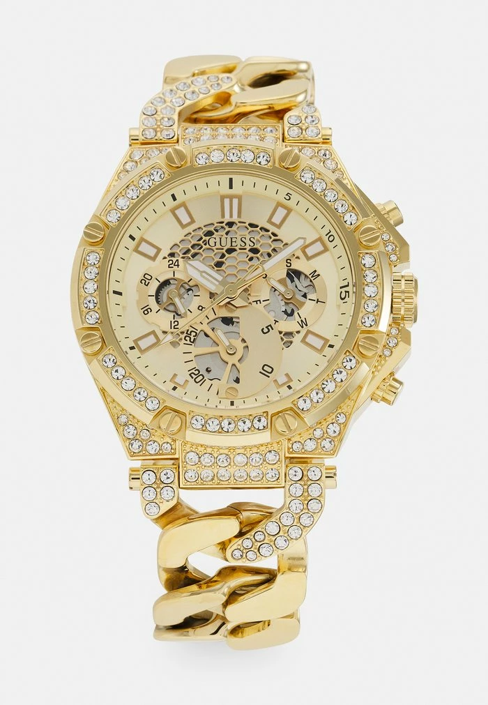 Guess Chronograph Watch - Champagne Sunray/gold-coloured