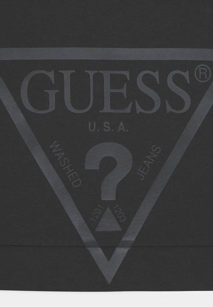 Guess JUNIOR HOODED ACTIVE - Long Sleeved Top - Blue Graphite Grey - Image 3