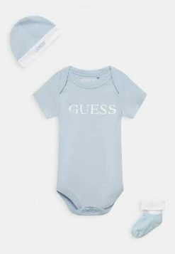 Guess NEWBORN UNISEX SET - Print T-shirt - Frosted Blue