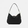 Guess BRENTON HOBO - Handbag - Black