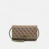 Guess AVIANA PHONE CROSSBODY - Across Body Bag - Latte/celadon