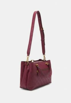 Guess VIBE GIRLFRIEND SATCHEL - Tote Bag - Merlot Logo