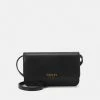 Guess LAUREL PHONE CROSSBODY - Across Body Bag - Black