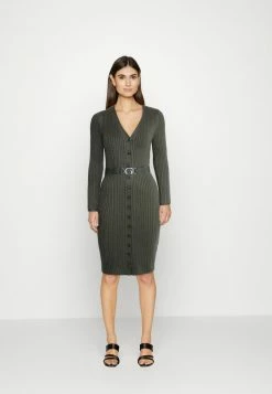 Guess LENA BELTED - Shift Dress - Grün