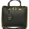 Guess VIBE LOGO PEONY LOGO - Handbag - Nero