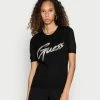 Guess ODETTA - Print T-shirt - Jet Black