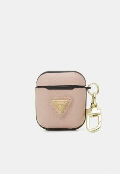 Guess AIRPODS KEYRING - Other Accessories - Nude